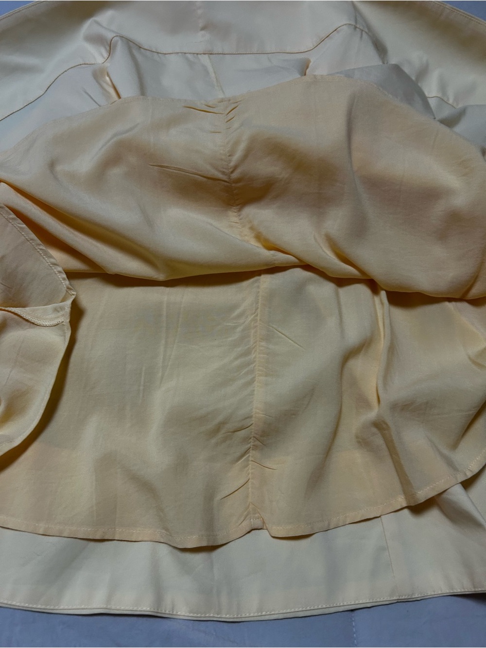 Rachel Zoe Butter Yellow Pleated V-Neck Party Dress - Picture 7 of 8